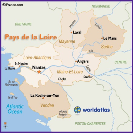 Pays-de-la-Loire ペイ・ド・ラ・ロワール